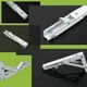 thumbnail image 3 of Folding Shelf Brackets - Heavy Duty Metal Foldable Triangle Shelf Brackets, DIY Wall Mounted Folding Table Hinge, Save Workbench Space, 3 of 4