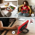 thumbnail image 6 of Case for Xiaomi Pad 7/7 Pro with Screen Protector/Capacitive Pen/Shoulder Strap/Handle Grip/Rotating Kickstand/Pencil Holder, 3-Layer Armor Cover Drop/Shock Proof Kids, 6 of 8