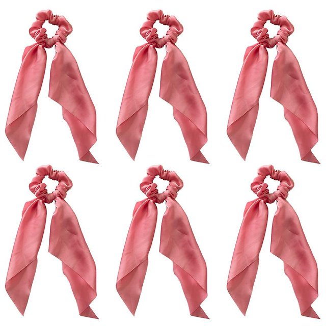 Lazos para el pelo para mujer: bandas elásticas para el pelo de satén de seda grandes, accesorios para el pelo, coleteros grandes y suaves de color blanco