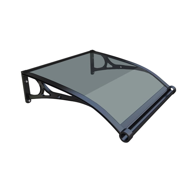 Toldo HIAPES para puerta, entrada y exterior, cubierta de policarbonato