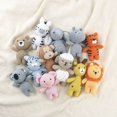 thumbnail image 2 of Handmade Rabbit Monkey Crochet Wool Animal Stuffed Plush Toy Baby Soothing Baby Sleeping Plush Toy Gifts for Kids Birthday, 2 of 5
