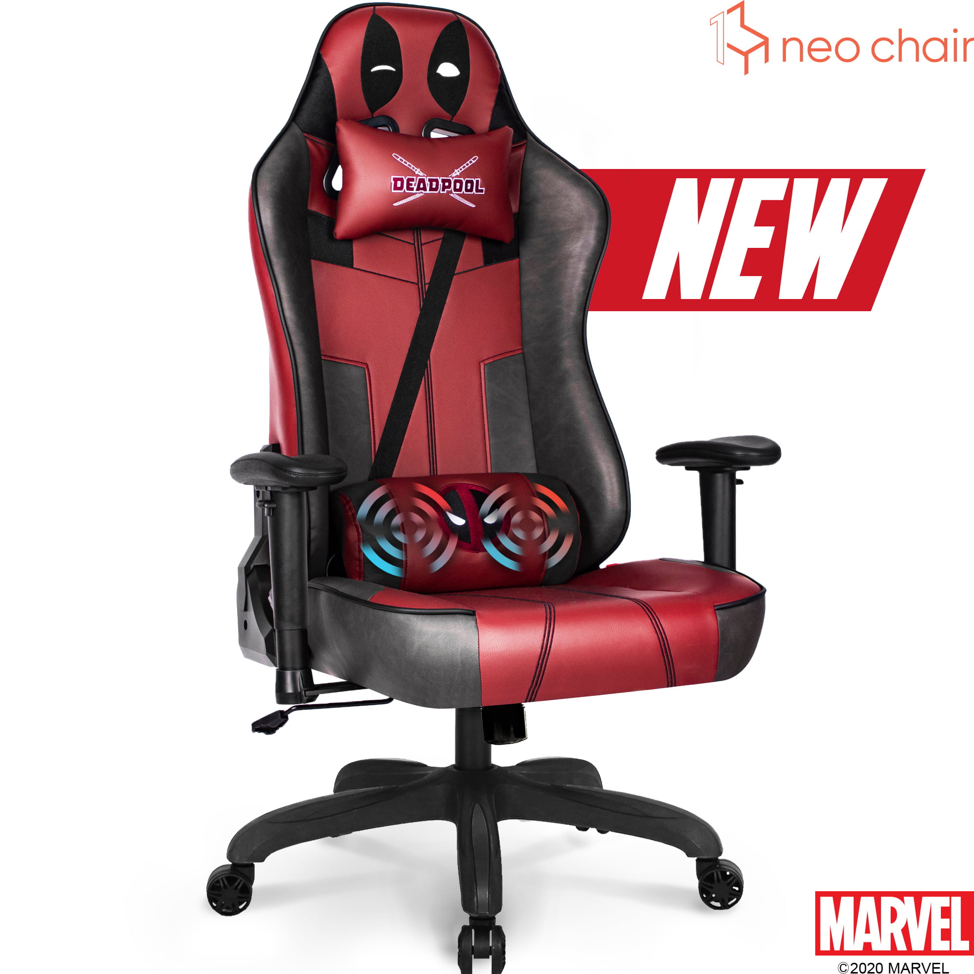 Marvel Avengers Massage Gaming Chair Racing Office