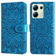 thumbnail image 2 of Funda tipo cartera GANGXUN para Xiaomi Redmi Note 13 4G , diseño girasol, cuero PU, soporte, cierre magnético, tarjetero, 2 of 5