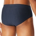 thumbnail image 3 of SCHIESSER Braguitas para hombre, paquete de 3 - «95/5», supermini, algodón elástico, lisas/rayadas Azul L (Large), 3 of 4