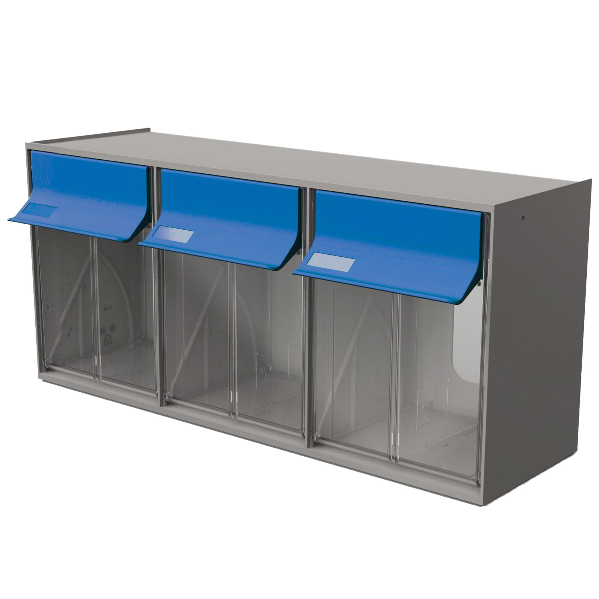 Ideal Security Inc Tilt Bins, 3 plastic storage bins