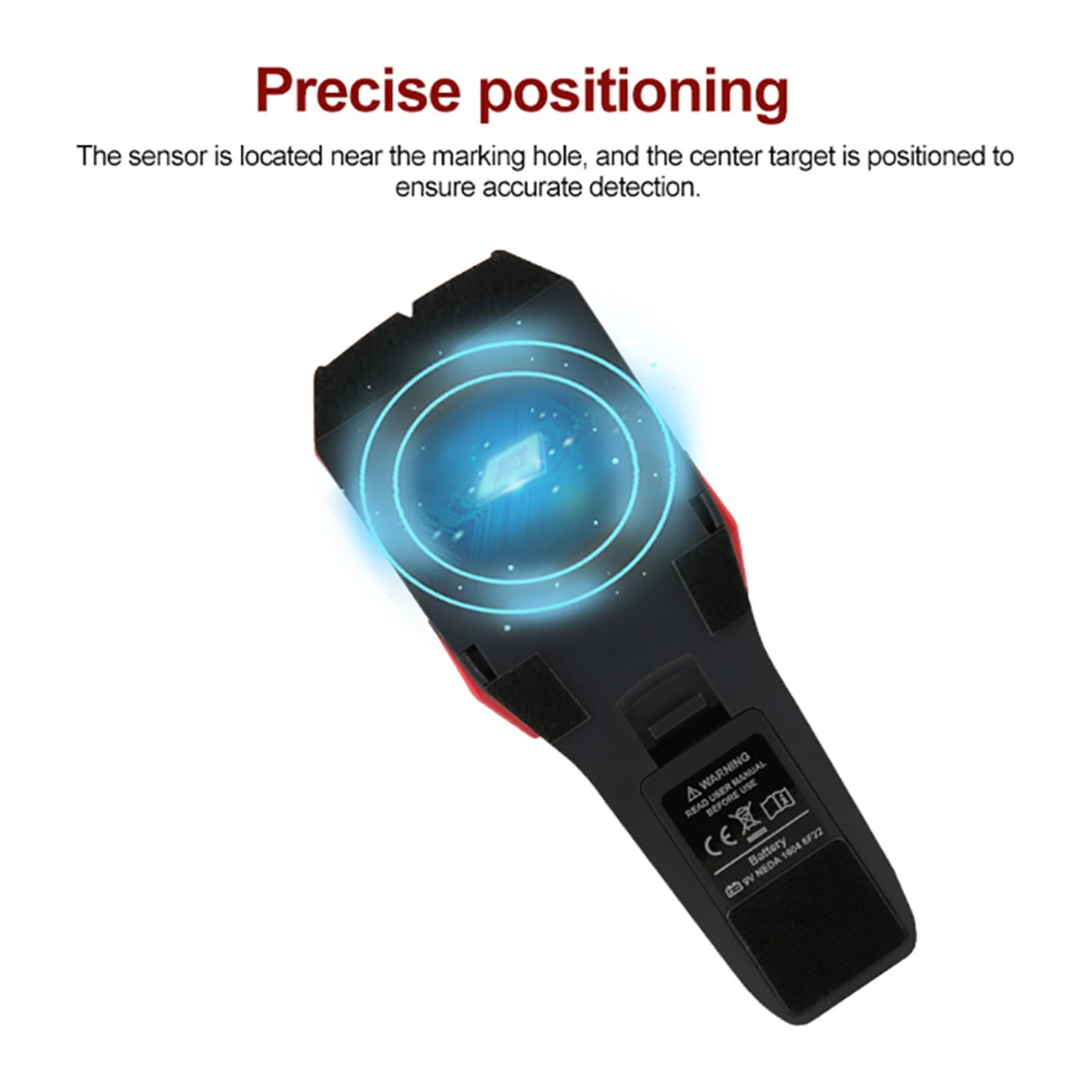 Wall Scanner Detector Non Ferrous Metal Stud Finder AC Voltage Live Wire Wood Detect Copper With Buzzer Indication