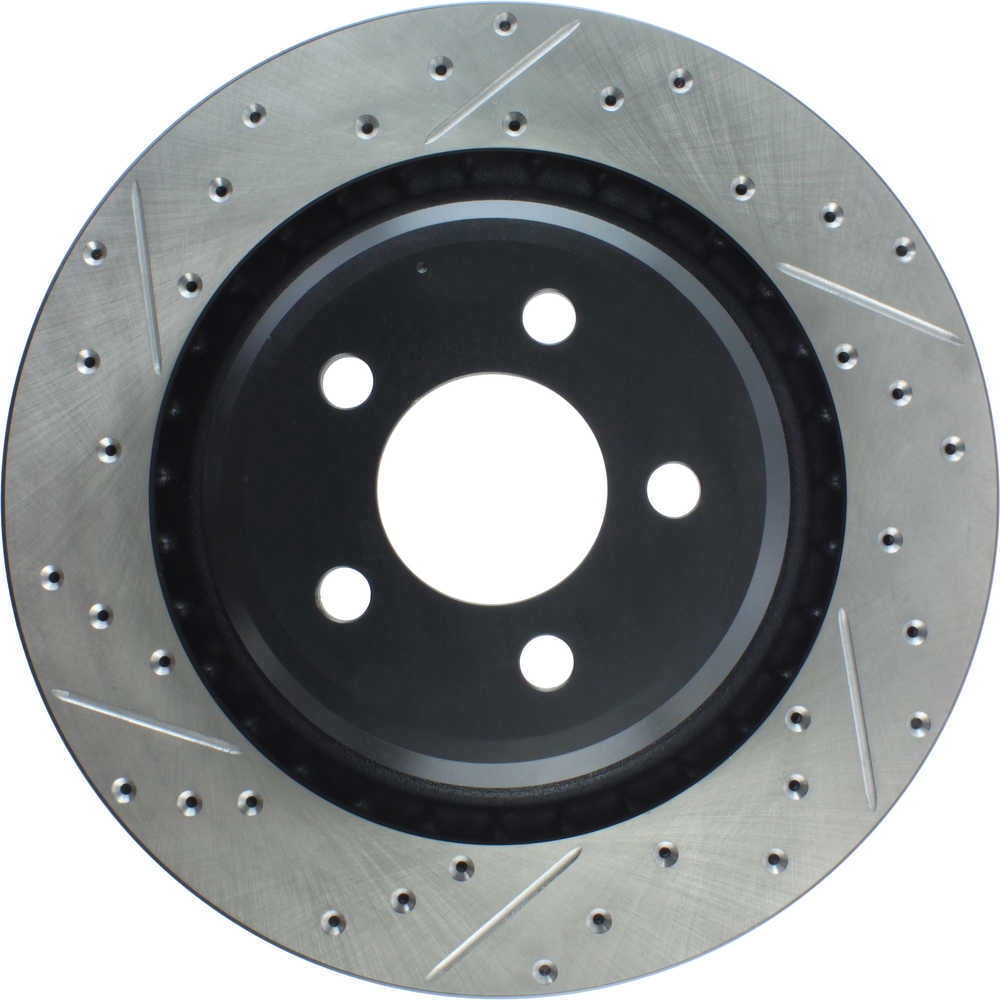 StopTech SportStop 06-09 Chrysler SRT-8 Rear Right Drilled & Slotted Rotor Fits select: 2020-2022 DODGE CHARGER, 2015-2019 DODGE CHALLENGER