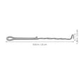 thumbnail image 2 of UPGRATOR Stainless Steel Meat Hanging Hooks for BBQ and Grilling, 1 Set, Grey, 11.8 x 1.4 x 1.2 inches, 2 of 7