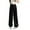 Black, variant on Wyobmus Womens Wide Leg Dress Pants High Waisted Light Colored Narrow Cut Straight Pants Black