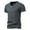 Dark Gray, variant on FAIWAD Mens Workout Shirts Short Sleeve V Neck Tops Summer Quick Dry Lightweight Athletic Tunic Tops