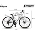 thumbnail image 2 of Bicicleta Hibrida Rodada 700 21 Velocidades Medusa Kubor  Ciudad, 2 of 8