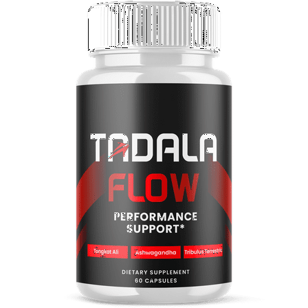 Tadala Flow Advanced Formula Pills All Natural Vitamin Supplement TadalaFlow 60 Capsules