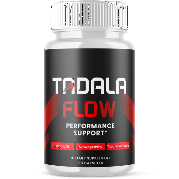 Tadala Flow Advanced Formula Pills All Natural Vitamin Supplement TadalaFlow 60 Capsules