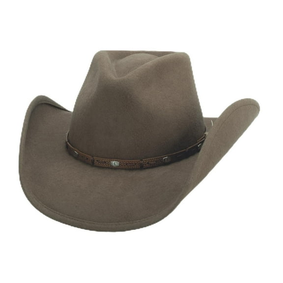 Generic Bullhide Fashion Felt Collection Wild Horse Cowboy Khaki Hat in Size X-Large
