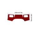 thumbnail image 3 of Real Bright Soft Car Interior Carbon Fiber Sticker DecorationFor Honda Accord Red Carbon Fiber Interior Floor Seat Heated Button CoverAuto Car Protection Interior Accessories, 3 of 8