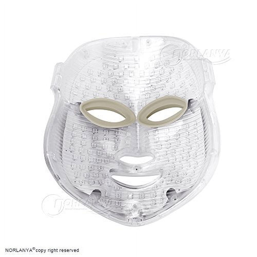 norlanya photon therapy facial skin care treatment machine facial toning mask - blue red green photon light