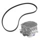 thumbnail image 4 of Rubber Car V-Ribbed Alternator Fan Belt 4PK1110 Fits for Toyota Precise Manufacturing, 4 of 5