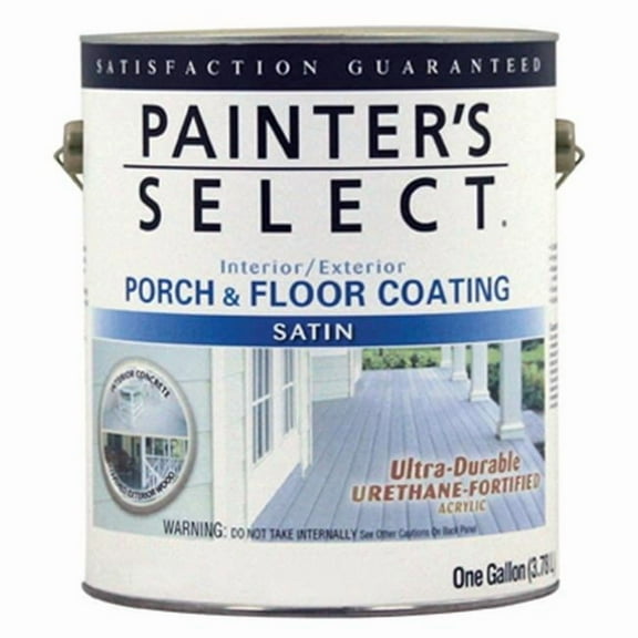 True Value Manufacturing 106654 1 gal USF-5 Exterior Urethane Fortified Satin Porch & Floor Coating - Medium Gray