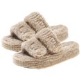 thumbnail image 1 of Zapatillas cómodas de felpa para mujer, antideslizantes, cálidas, para interior, casa, dormitorio, 1 of 9