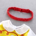 thumbnail image 5 of WIBACKER 3-18M Infant Baby Girls Princess Romper Onesie Dress Bodysuit with Headband Toddler Christmas Halloween Birthday Dresses, 5 of 11