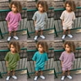 thumbnail image 2 of YUEHUA Toddler Baby Baseball Short Set Casual Short Sleeve Top + Casual Shorts Colorful Dinosaur Soft Lightweight Fabric Summer Clothes 6 12 18 Months 2 3 4 5 T Kids Boy Short Set, 2 of 9