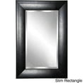 thumbnail image 4 of Rayne Mirrors Stitched Black Leather Wall Mirror, 4 of 5
