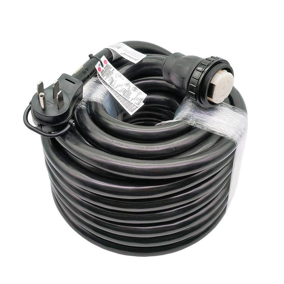 Parkworld 60622 RV Shore Power 50A Extension Cord Adapter 14-50P to SS2-50R 100'