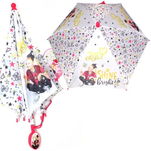JoJo Siwa Little Girls Kids Light Umbrella Rain Pink Toddler School Gift Toy NEW 