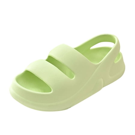 

ZHAGHMIN Flat Socks For Women Fashion Four Seasons Women Sandals Flat Sole Thick Sole Indoor Bathroom Non Slip Open Toe Solid Color Soft And Comfortable Athletic Sandals For Women Recovery Sandals W