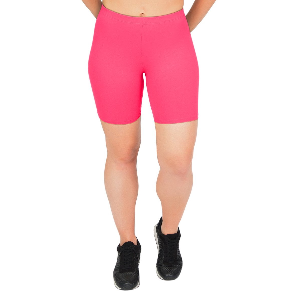 hot pink biker shorts