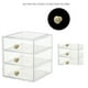 thumbnail image 3 of Caja organizadora de maquillaje AJIODA con 3 cajones acrílicos, 3 of 7