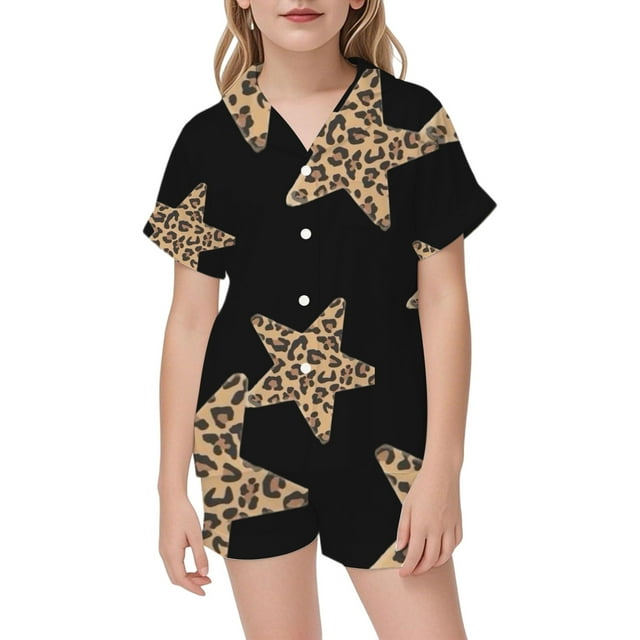 Soft Childrens Pajama Set With Adorable Cartoon Designs Long Sleeve Two Piece Nightwear For Cozy Bedtime And Relaxing Lounging Activities