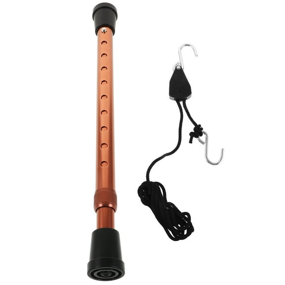 Worgeous 1 Set Aluminum Alloy Hood Prop Rod Adjustable Support Pole for Automotive Repair Tools 15.72X1.57X1.57in