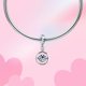 thumbnail image 3 of Colgante con dije de circonita 5A en plata de ley 925 para pulsera, 3 of 7