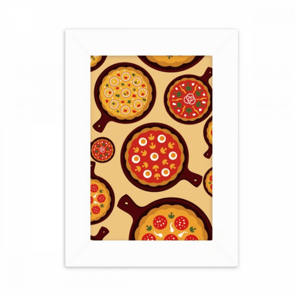 Pizza Italy Tomato Foods Peppers Desktop Photo Frame Picture Display Decoration Art Painting