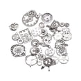 thumbnail image 1 of Monstrate 40 piezas de joyería, fabricación de metales, accesorios de engranajes de bricolaje mixtos, artesanías aleatorias Artesanía Plata, 1 of 6