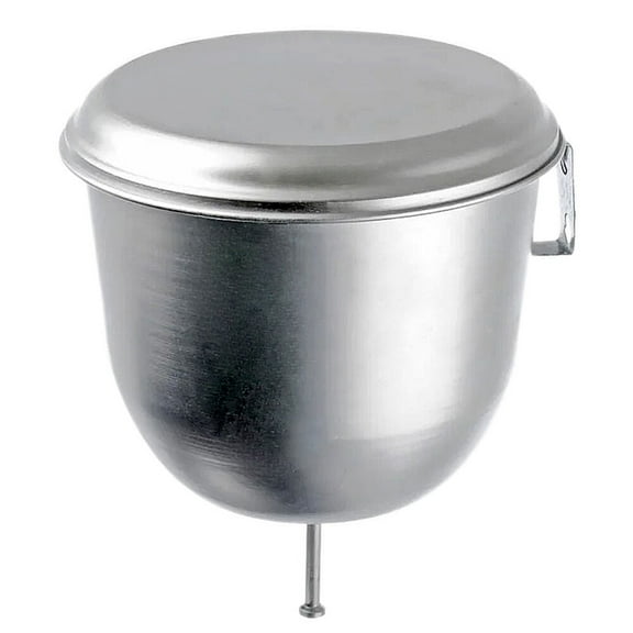 STP GOODS Aluminum Wall Lavabo 4.75 Qt (4.5 L) Tap up Hand Sink with Lid Indoor Outdoor Rukomoynik HandWasher Tank Washer Tank for Tiny House Portable Sink, Silver