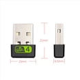 thumbnail image 4 of 2X Adaptador WiFi USB, 2.4G De Banda ÚNica De 150 Mbps, Mini Tarjeta De Red InaláMbrica WiFi Dongle Para Computadora PortáTil / Escritorio / PC, Compatible Con 10/8 / 8.1, 4 of 5