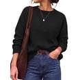 thumbnail image 2 of BTFBM Oversized Sweaters for Women Fall Clothes Crewneck Winter Outfits Drop Shoulder Tunics, Long Sleeve Pullover Tops, Loose Fit Tunic Tops, Casual Cozy Fashion Clothing, Going Out Outfits, 2 of 11