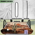 thumbnail image 6 of Yuyamidu Desert Cactus Golf Cart Seat Covers for 2-Seats Sunset Golf Cart Seat Towel Blanket with 4 Front Pockets Universal Breathable Club Car Accessories for All Season Protection, 6 of 7
