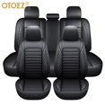 thumbnail image 5 of OTOEZ Car Seat Covers Universal Full Set 5 Seats Leather Front Back Cushion Pad Protector, 5 of 10