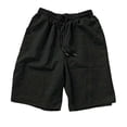 thumbnail image 3 of MEZZALL Women Lightweight Running Shorts For Casual Relaxed Fit With And High Waisted Compression Summer Shorts Solid Color Workout Bottoms , Black, 3 of 3