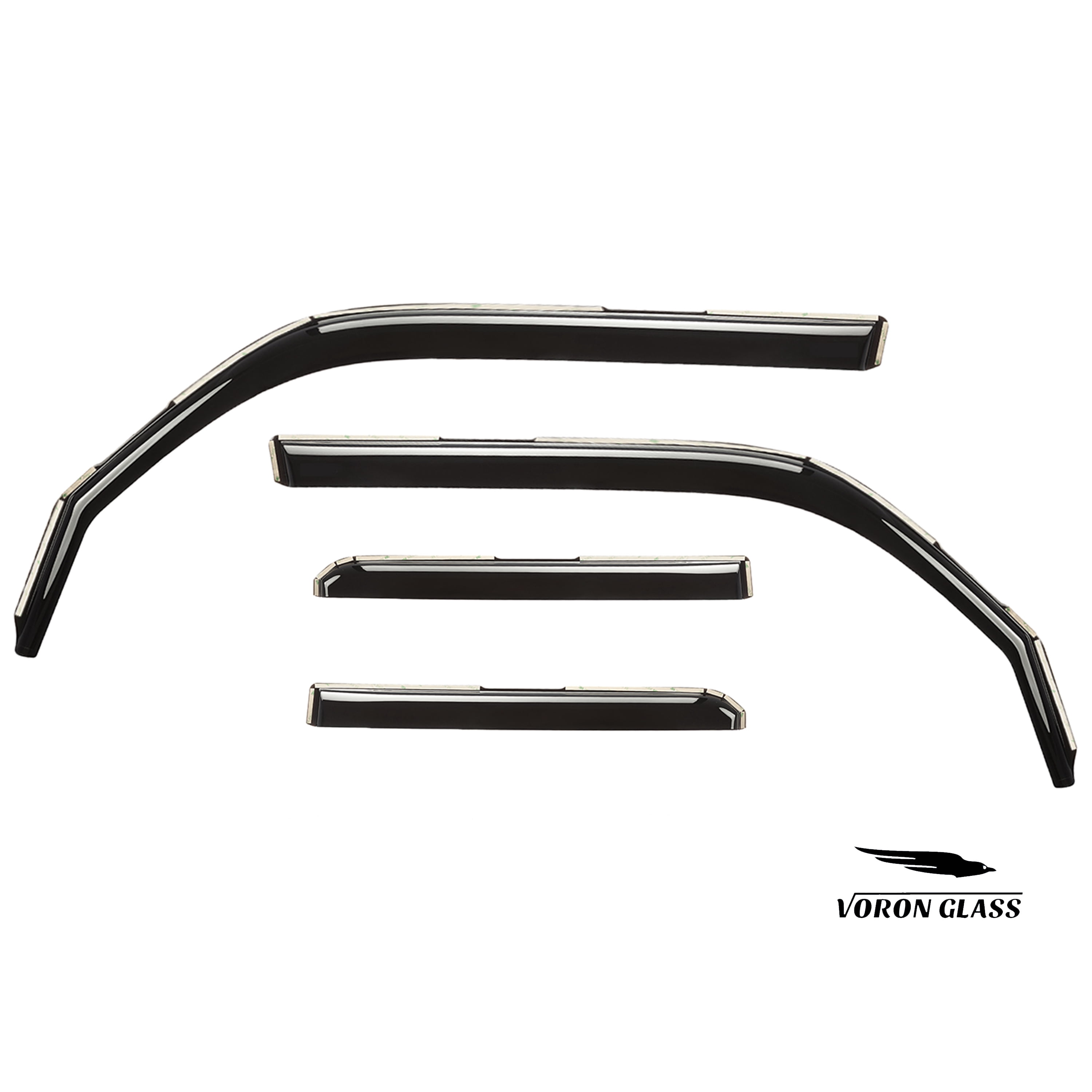 Voron Glass in-Channel Extra Durable Rain Guards for Toyota 4Runner 2010-2024, Window Deflectors, Vent Window Visors, 4 Pieces - 220101