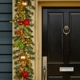 thumbnail image 2 of National Tree 72" Pre-Lit Battery Operated Artificial Christmas Garland - Warm White LED Lights, 2 of 3