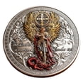 thumbnail image 2 of Commemorative Coin Metal Handicraft Gift, Biblical Strength Light Protection Theme, Collectible Present for Spiritual Encouragement, Exquisite Craftsmanship for Display Collection, 2 of 7