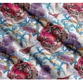 thumbnail image 3 of Soimoi Cotton Voile Fabric floral,bird & tiger face Animal Fabric Prints By Yard 42 Inch Wide, 3 of 7