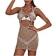 thumbnail image 1 of Traje de baño para mujer, playera para cubrir la playa, bikini, ropa de playa, blusa de punto de baño Pompotops  lopia1000330, 1 of 9