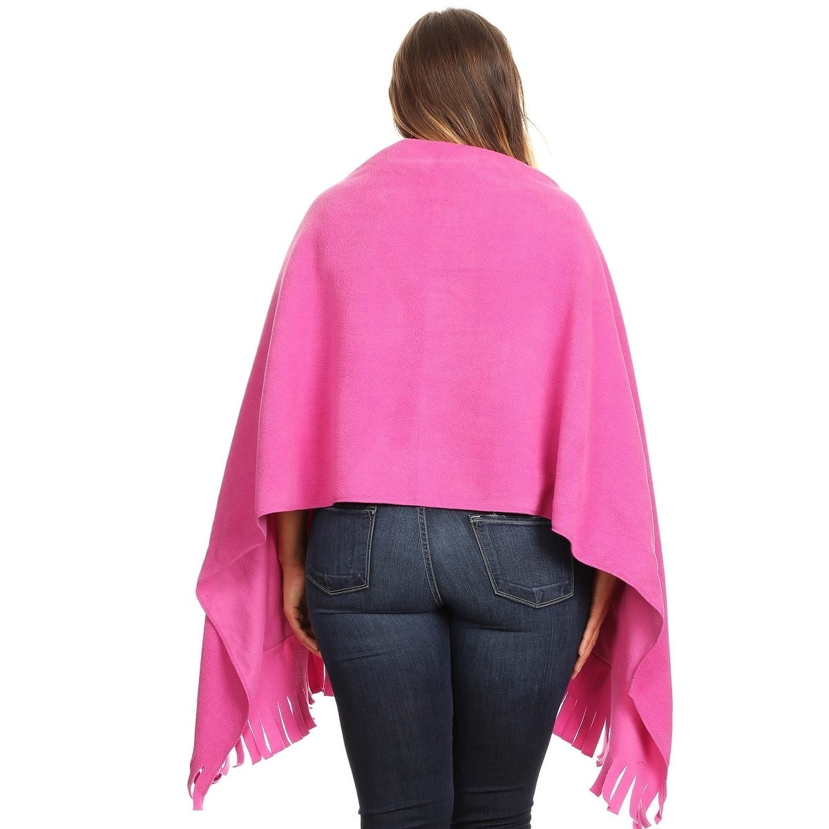 plus size white shawl