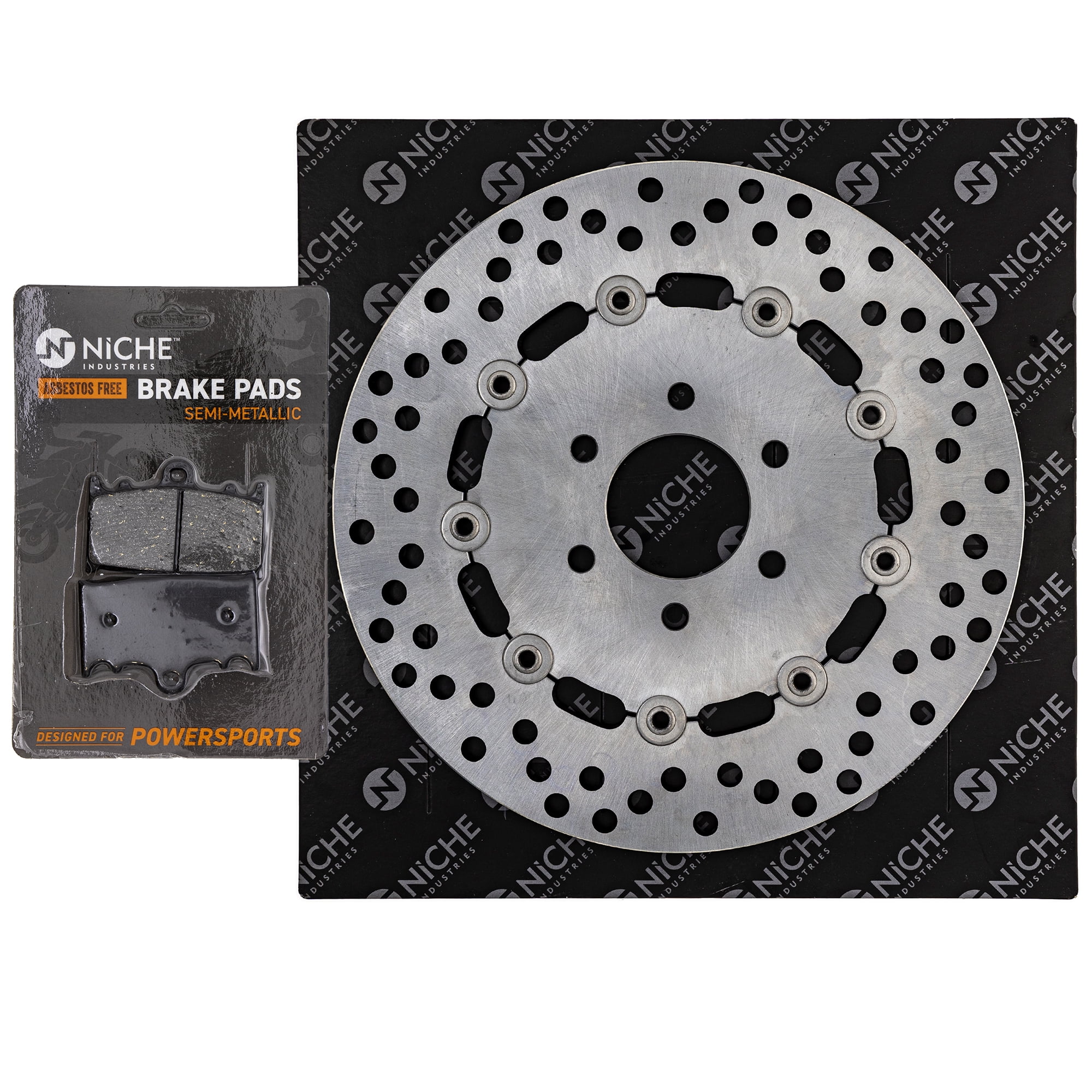 Niche Rear Left Brake Rotor Pad Kit for Suzuki 69100-10850