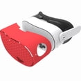 thumbnail image 5 of VR Shell Cover for Meta/Oculus Quest 3S - Latest All-in-One Design, , Silicone Front Headset Protector Cover Compatible with Quest 3S Accessories,Gifts for Christmas & Birthdays (Red), 5 of 7